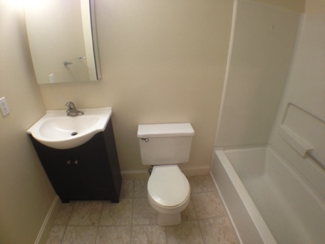 Here is one of our renovated bathrooms. Here is one of our renovated bathrooms.